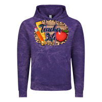 Cloud Purple teacher life background 3200x2400 Vintage Hoodie - AdoDesignShop