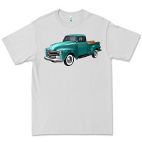 Dove Grey western truck left 34 view Premium Tee - FaDigitalArtStudio