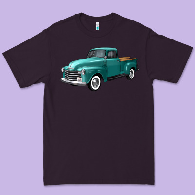 Western Truck Left 34 View Premium Tee Designed By Fadigitalartstudio