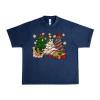 Navy Cake Christmas trees Urban Heavy Tee - NancyCooperArtShop