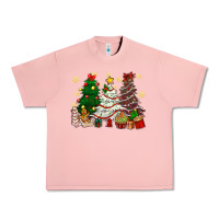 Salmon Cake Christmas trees Urban Heavy Tee - NancyCooperArtShop