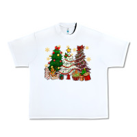 White Cake Christmas trees Urban Heavy Tee - NancyCooperArtShop