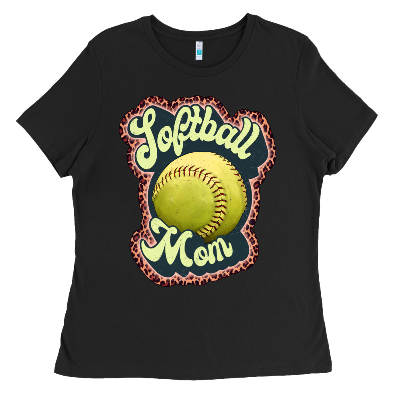 Softball Mom Ladies Tee by JahusDesignShop | Teevron