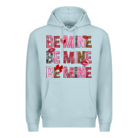 Blue Mist Be mine be mine be mine Valentine's Day Premium Hoodie - HowdyJamesFarm