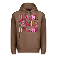 Chestnut Be mine be mine be mine Valentine's Day Premium Hoodie - HowdyJamesFarm