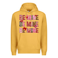 Mustard Be mine be mine be mine Valentine's Day Premium Hoodie - HowdyJamesFarm