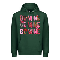 Sports Green Be mine be mine be mine Valentine's Day Premium Hoodie - HowdyJamesFarm