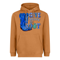 Meerkat give cancer the boot colon cancer blue ribbon nca Heavyweight Hoodie - NancyCooperArtShop