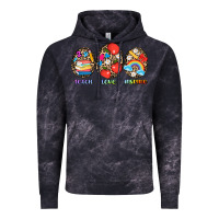 Cloud Black teach love inspire Vintage Hoodie - AdoDesignShop