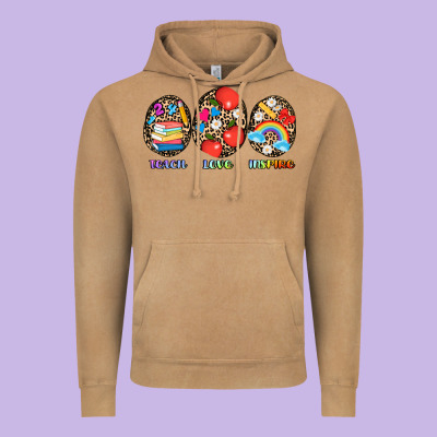 Teach Love Inspire Vintage Hoodie Designed By Adodesignshop
