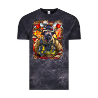 Cloud Black firefighter axe and ladder Vintage Tee - LillyAllenDesigns