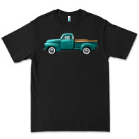 Black western truck left side view Premium Tee - FaDigitalArtStudio