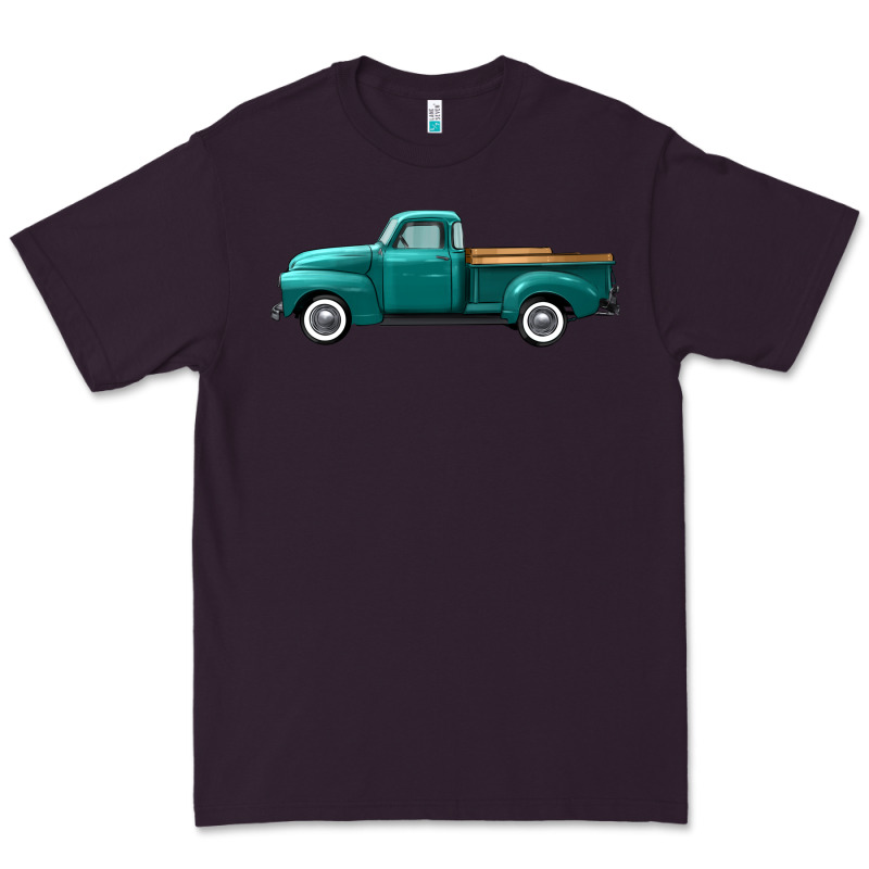 Western Truck Left Side View Premium Tee by FaDigitalArtStudio | Teevron