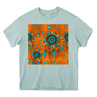 Arona western dreamcatchers seamless pattern Heavy Core Tee - HRA Design Shop