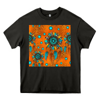 Asphalt western dreamcatchers seamless pattern Heavy Core Tee - HRA Design Shop