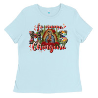 Baby Blue la mama mos chingona Ladies Tee - CTS Tumbler Store