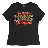 Black la mama mos chingona Ladies Tee - CTS Tumbler Store