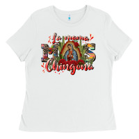 White la mama mos chingona Ladies Tee - CTS Tumbler Store