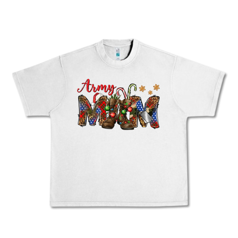 Christmas Army Mom Urban Heavy Tee by NancyCooperArtShop | Teevron