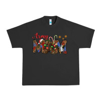 Pigment Black Christmas Army Mom Urban Heavy Tee - NancyCooperArtShop