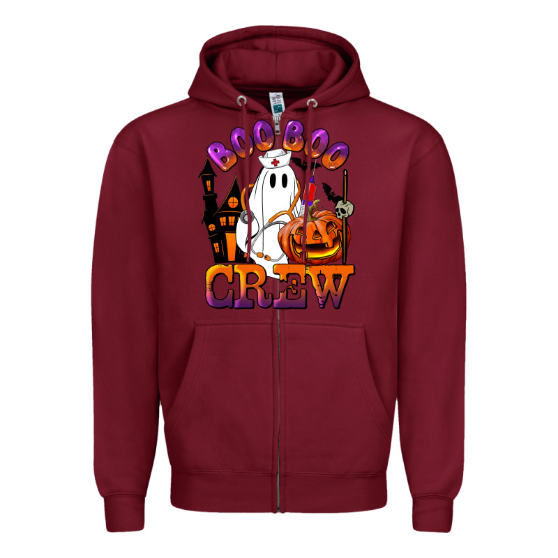 Boo Boo Crew Nurse Zipper Hoodie by LillyAllenDesigns | Teevron