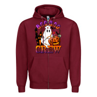 Burgundy Boo Boo Crew Nurse Zipper Hoodie - LillyAllenDesigns
