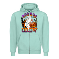 Seafoam Boo Boo Crew Nurse Zipper Hoodie - LillyAllenDesigns