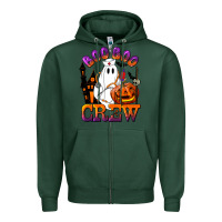 Sports Green Boo Boo Crew Nurse Zipper Hoodie - LillyAllenDesigns