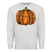 Dove Grey Basketball Pumpkin Premium Sweatshirt - texasbilliewilder