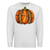 Oatmeal Heather Basketball Pumpkin Premium Sweatshirt - texasbilliewilder