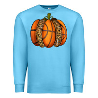 Ocean Blue Basketball Pumpkin Premium Sweatshirt - texasbilliewilder