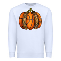 White Basketball Pumpkin Premium Sweatshirt - texasbilliewilder