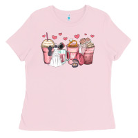 Bubblegum Pink wedding bride coffee cups Ladies Tee - Zillion Design Studio
