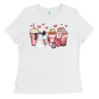 White wedding bride coffee cups Ladies Tee - Zillion Design Studio