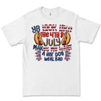 White you look like the 4th of july makes me want a hot dog weal bad Premium Tee - CowhideDigitalArt