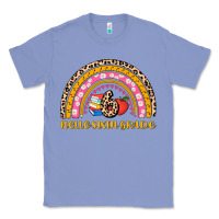 Colony Blue back to school rainbow hello sixth grade Classic Tee - AdoDesignShop