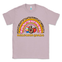 Lilac back to school rainbow hello sixth grade Classic Tee - AdoDesignShop