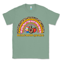 Sage back to school rainbow hello sixth grade Classic Tee - AdoDesignShop