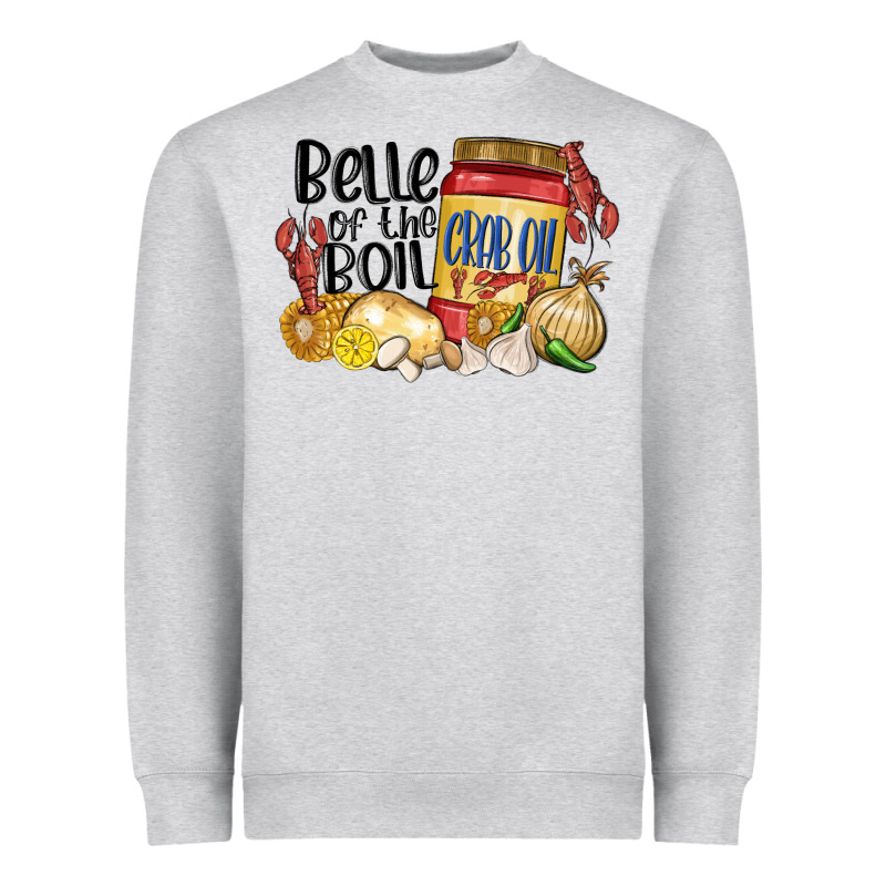 Belle Of The Boil Crab Oil Heavyweight Sweatshirt by MaliasSmallBusiness | Teevron