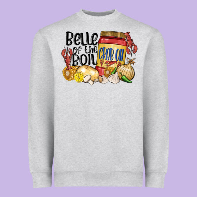 Belle Of The Boil Crab Oil Heavyweight Sweatshirt Designed By Maliassmallbusiness
