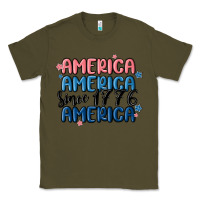 Army Green america since 1776 Classic Tee - MaliasSmallBusiness