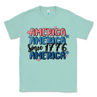 Seafoam america since 1776 Classic Tee - MaliasSmallBusiness