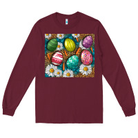 Easter Eggs Long Sleeve Tee | Teevron