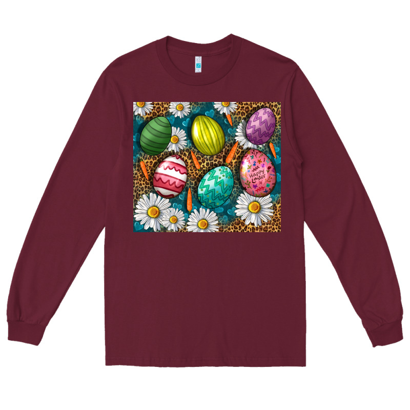 Easter Eggs Long Sleeve Tee by NancyCooperArtShop | Teevron
