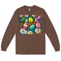 Chestnut Easter eggs Long Sleeve Tee - NancyCooperArtShop