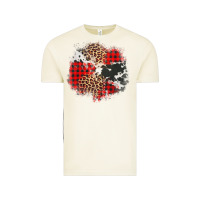 Vintage Arctic leopard cowhide Christmas plaid patches Vintage Tee - Jasminsmagicworld