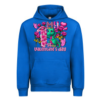 Cobalt My first Valentine's Day Dragon Urban Hoodie - FaDigitalArtStudio