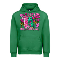 Emerald My first Valentine's Day Dragon Urban Hoodie - FaDigitalArtStudio