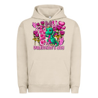 Pigment French Oak My first Valentine's Day Dragon Urban Hoodie - FaDigitalArtStudio