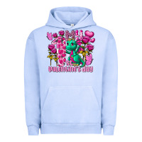 Pigment Grape Ice My first Valentine's Day Dragon Urban Hoodie - FaDigitalArtStudio